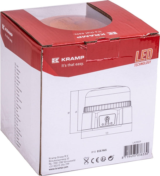 LED-Rundumleuchte, wiederaufladbar