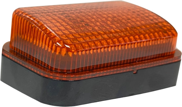 LED-Scheinwerfer, 30/55 W, rechteckig, 10–30 V, 155 x 92 x 82 mm, weiß/orange, H4-Stecker, Fernlicht/Abblendlicht/Blinker passend für Case, Fendt