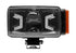 LED-Scheinwerfer, 30/55 W, rechteckig, 10–30 V, 155 x 92 x 82 mm, weiß/orange, H4-Stecker, Fernlicht/Abblendlicht/Blinker passend für Case, Fendt