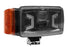 LED-Scheinwerfer, 30/55 W, rechteckig, 10–30 V, 155 x 92 x 82 mm, weiß/orange, H4-Stecker, Fernlicht/Abblendlicht/Blinker passend für Case, Fendt