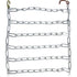 Leiterketten 18x8.50-10 ohne Kettenspanner – Schneeketten aus verzinktem Stahl, 1 Paar