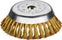 Lessmann Unkrautbürste 155 x 25,4 mm Premium Messing Pro 30 Knoten