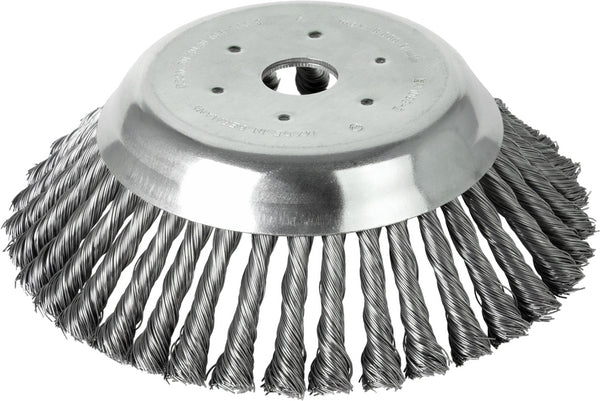 Lessmann Unkrautbürste 200 x 0,50 x 25,4 mm Premium 36 Knoten