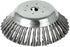 Lessmann Unkrautbürste 200 x 0,50 x 25,4 mm Premium 36 Knoten