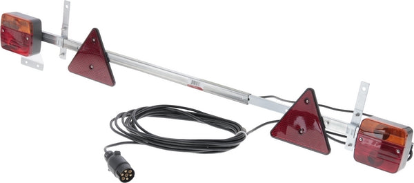 Leuchtplatte 12V 1-1,6m, 7,5m Kabel, 7-poliger Stecker