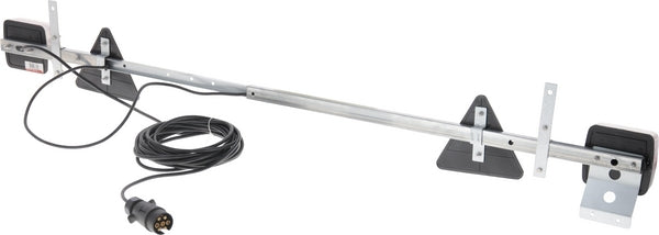 Leuchtplatte LED 12V 1,1-1,6m, 7,5m Kabel, 7-poliger Stecker