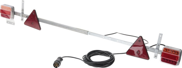 Leuchtplatte LED 12V 1,1-1,6m, 7,5m Kabel, 7-poliger Stecker