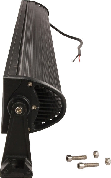 Lichtleiste LED, 300 W, 25500 lm, rechteckig, 12 / 24V, weiß, 1310 x 57 mm, Kabelendhülse, Combo, 100 LEDs passend für Universal
