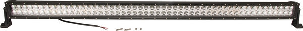 Lichtleiste LED, 300 W, 25500 lm, rechteckig, 12 / 24V, weiß, 1310 x 57 mm, Kabelendhülse, Combo, 100 LEDs passend für Universal