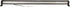 Lichtleiste LED, 300 W, 25500 lm, rechteckig, 12 / 24V, weiß, 1310 x 57 mm, Kabelendhülse, Combo, 100 LEDs passend für Universal