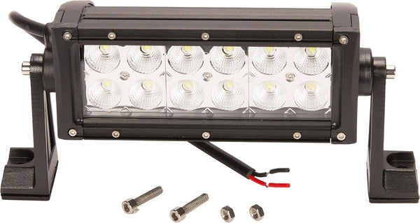 Lichtleiste LED, 36W, 3060lm, rechteckig, 12 / 24V, weiß, 193x57mm, Kabelendhülse, Combo, 12 LEDs passend für Universal