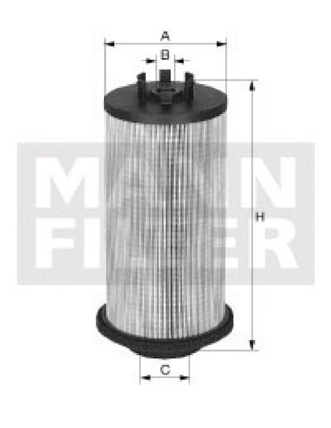 MANN-FILTER Kraftstoff-Filterel.metallfre PU 840 x