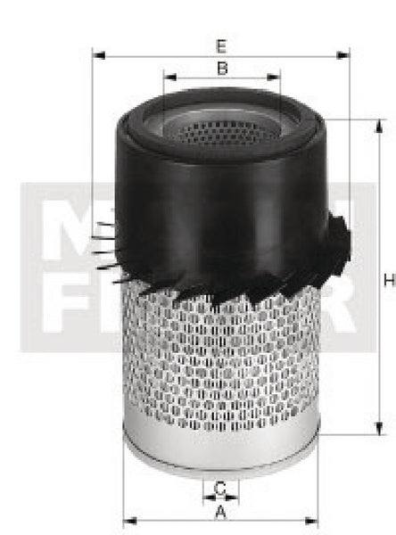 MANN-FILTER Luftfilterelement C 18 436