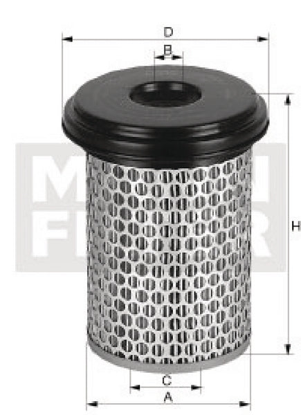 MANN-FILTER Luftfilterelement C 27 585/3