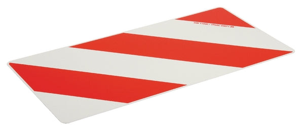 Mazon Warntafel links rot-weiß