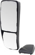 MEKRA-LANG Weitwinkelspiegel 1036, Radius 1200/300, links, Heizung 12V, horizontal Ø22mm