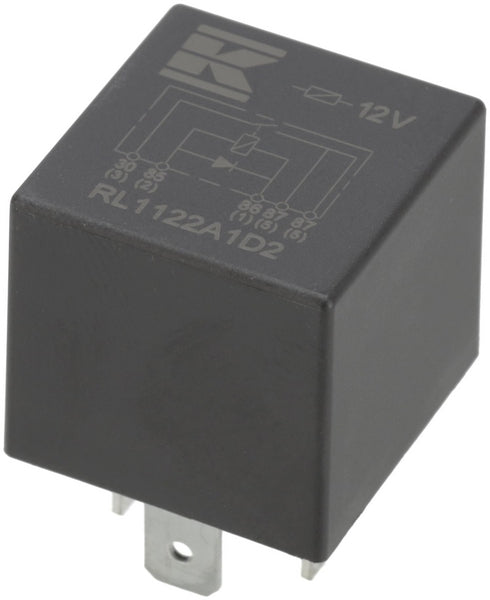 Mini-Relais 12V, Doppelschließer, 2x20A, Diode, ohne Halter