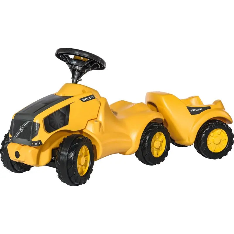 RollyToys Minitrac Volvo mit Anhänger Rutschfahrzeug für Kinder ab 1 Jahr