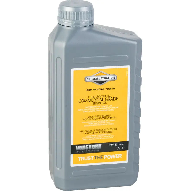 Motoröl 15W50 Briggs Stratton 100007V – 1 Liter vollsynthetisches Industriemotorenöl