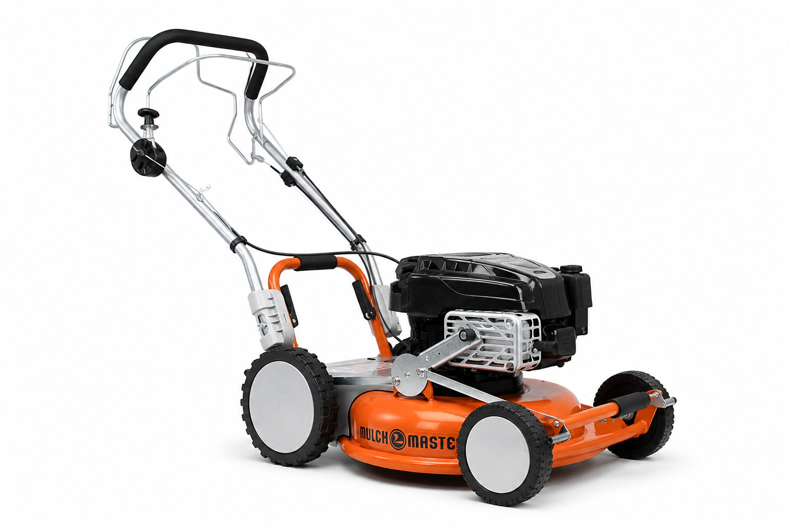 Benzin-Rasenmäher Mulch Master PM46 B 511-PM46B mit 46 cm Schnittbreite und Aluminium-Mähdeck