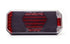 Multifunktions-Rücklicht LED, links, rot/orange/weiß, 12-24V, 236x104x40,5mm passend für Universal