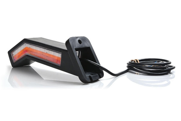 Multifunktions-Rücklicht LED, links, rot/orange/weiß, 12-24V, 238x181x72mm passend für Universal