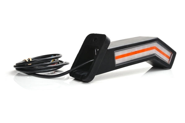 Multifunktions-Rücklicht LED, links, rot/orange/weiß, 12-24V, 238x181x72mm passend für Universal