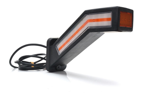 Multifunktions-Rücklicht LED, links, rot/orange/weiß, 12-24V, 238x181x72mm passend für Universal