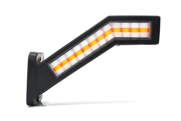Multifunktions-Rücklicht LED, links, rot/orange/weiß, 12-24V, 238x181x72mm passend für Universal