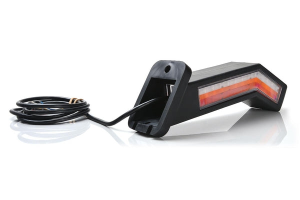 Multifunktions-Rücklicht LED, rechts, rot/orange/weiß, 12-24V, 238x181x72mm passend für Universal