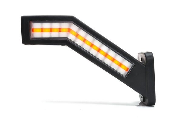 Multifunktions-Rücklicht LED, rechts, rot/orange/weiß, 12-24V, 238x181x72mm passend für Universal