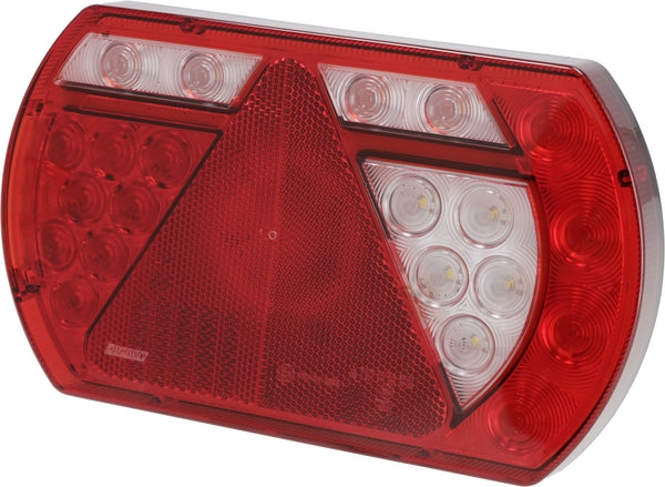 Multifunktions-Rücklicht LED, SMART, 12V, 236x140x24.3mm, Bajonett 6-polig