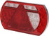 Multifunktions-Rücklicht LED, SMART, 12V, 236x140x24.3mm, Bajonett 6-polig
