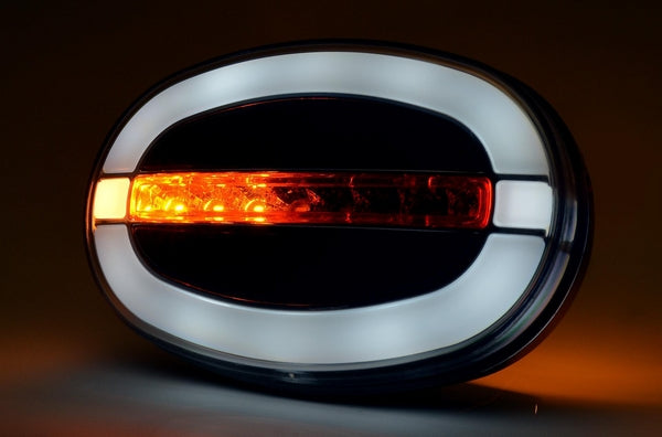 Multifunktionsscheinwerfer LED, oval, 12-24V, 136,4x91x40mm passend für Universal