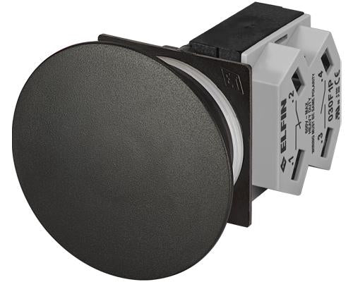 New-Elfin Pilz Drucktatste,schwarz,60mm