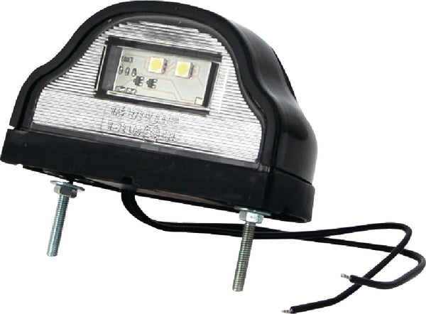 Nummerschildbeleuchtung schwarz LED 12-24V passend für Universal
