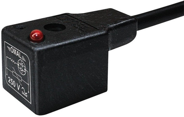 Omal Stecker mit angespritztem Kabel