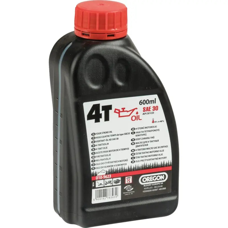 Rasenmäheröl SAE30 Oregon 71O109623 – 600ml 4-Takt-Öl für Rasenmäher