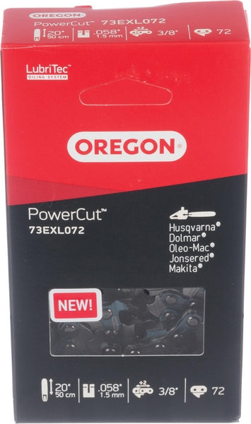 Oregon Sägekette 3/8" 1.5mm 72 DL rig