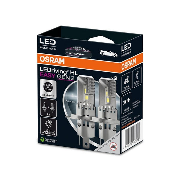 Osram LED-Lampenset H4/H19 12V LEDriving® HL EASY GEN 2