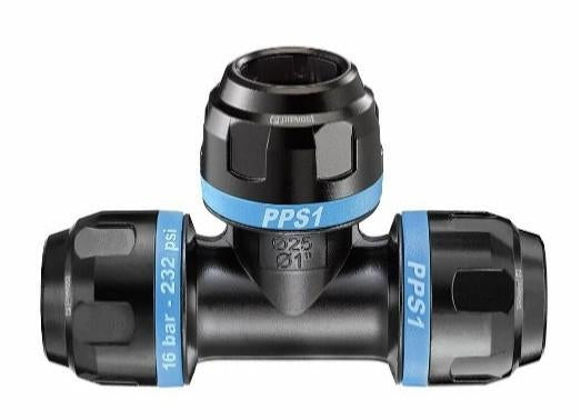Prevost Aluminium-T-Stück, Durchmesser 32 mm
