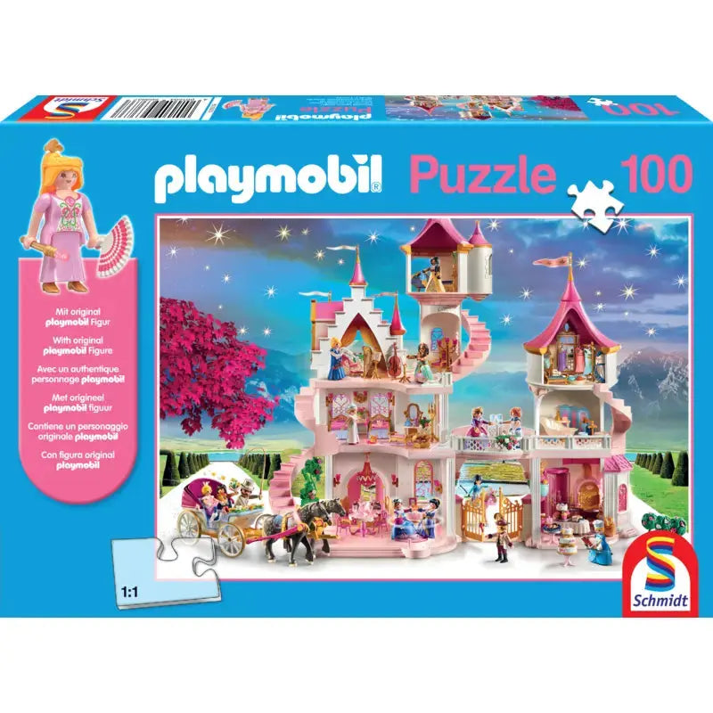 Kinderpuzzle Prinzessinnenschloss mit Figur Schmidt Spiele – Märchenmotiv mit Schloss