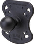 RAM Sockel mit 1,5" Gummiball (Blister)