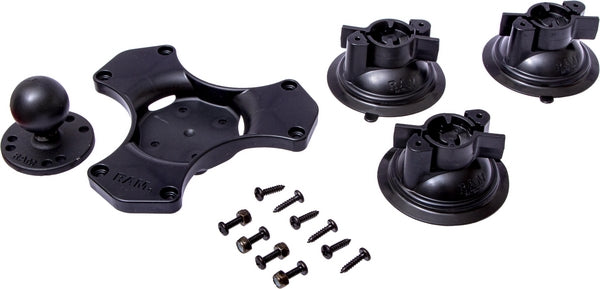 RAM Twist-Lock ™ Dreifach-Saugnapfboden, Größe C / 1,5 "Kugel