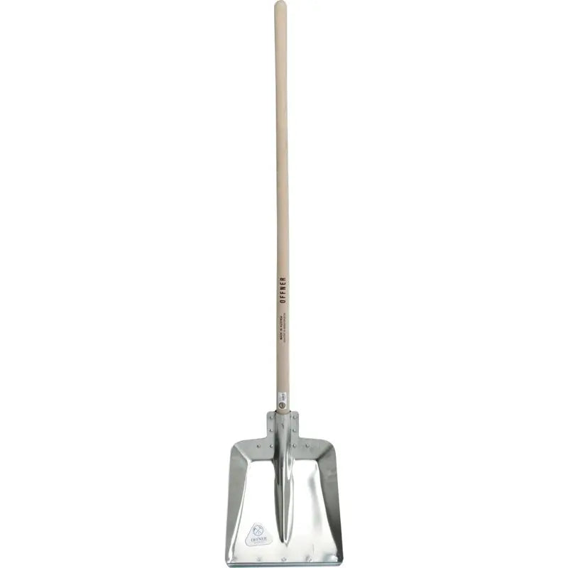 Randschaufel Aluminium Offner Größe 7 mit 130 cm Hartholzstiel – Seitenansicht