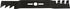 Rasenmähermesser, Länge 502mm, Zentralbohrung 25.4mm, mulchfunktion passend für Universal