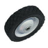Rasenmäherrad 150 mm universal mit Kugellager – PVC-Reifen, Stahlfelge, Kreuzprofil