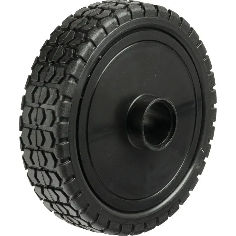 Rasenmäherrad Oregon 72-600 7172600 – Ø 152 mm mit Reduzierbüchsen, Seitenansicht