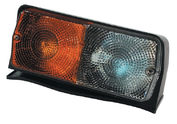 Richtungs- und Positionslicht, vorne, rechteckig, 12 V, gelb / transparent, angeschraubt, 196x74x74mm, Cobo 03-225-000-01