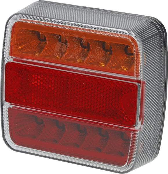 Rücklicht LED, quadratisch, 12/24V, 100x40x100mm